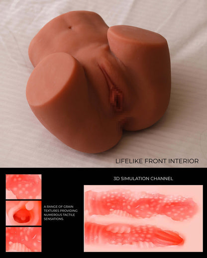 Lais Realistic Beige Sex Doll - Half Torso
