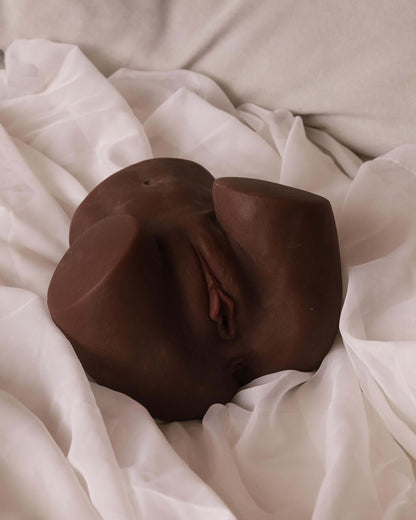 Naomi Realistic Darkcoffee Sex Doll - Half Torso