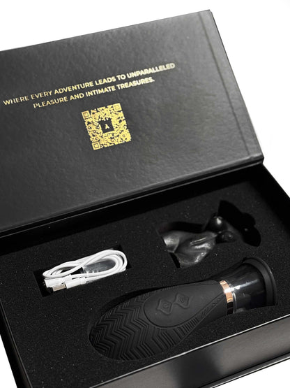 SensaPulse Black Suction Vibrator