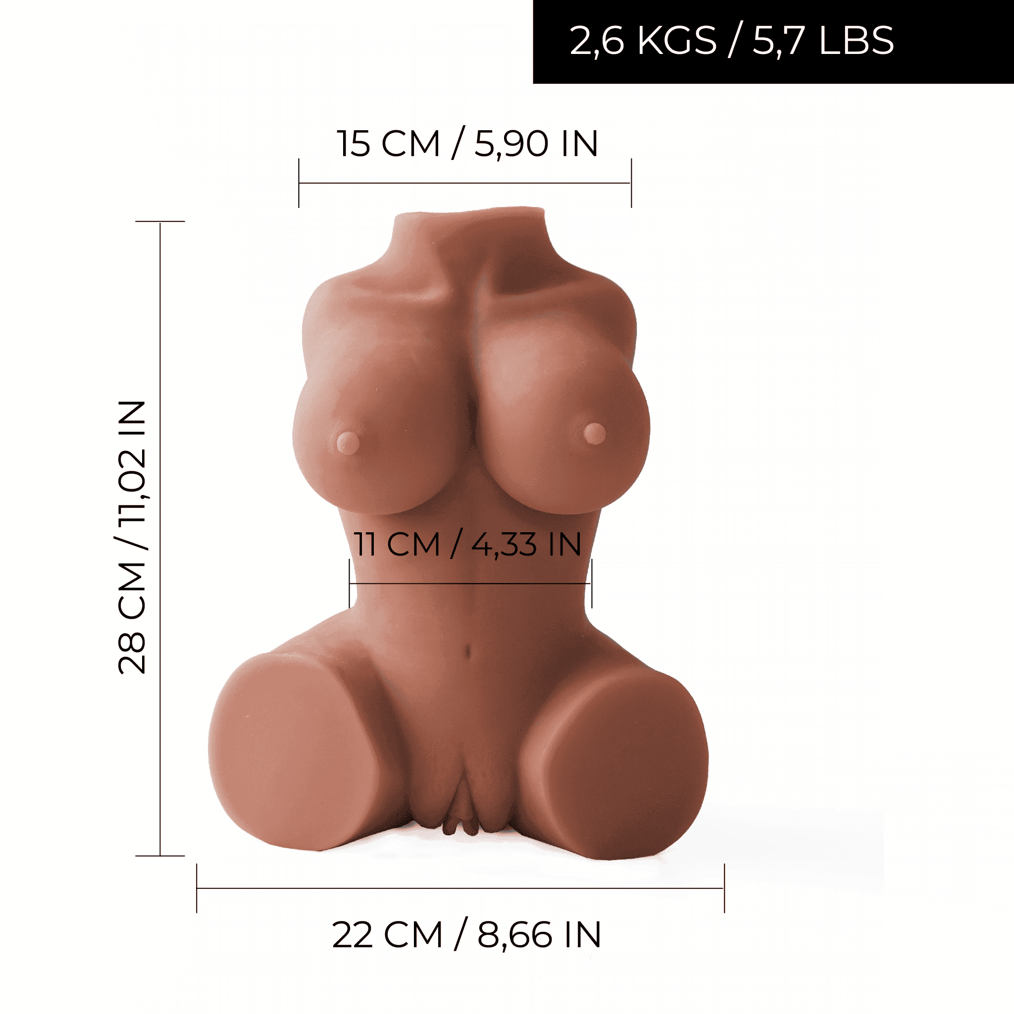 Jayde Realistic Beige Sex Doll - 5.7 lbs - VELĀRE