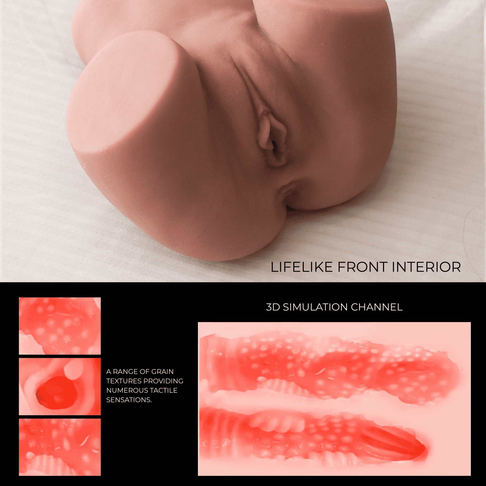 Kate Realistic Porcelain Sex Doll - Half Torso - VELĀRE