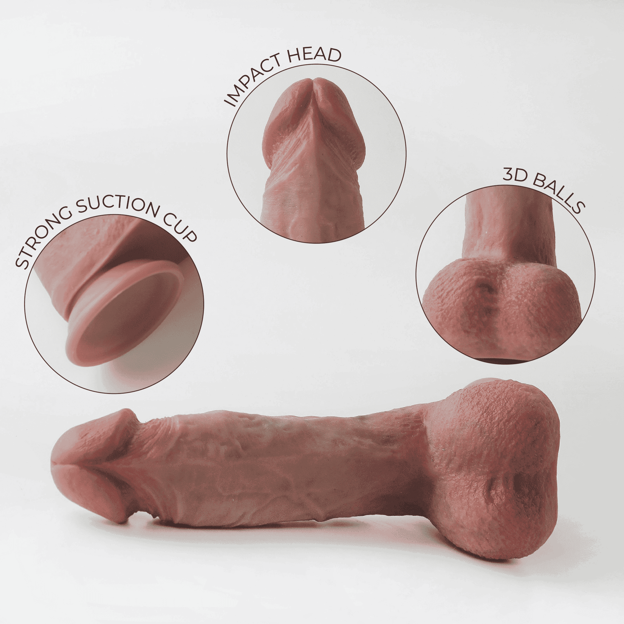 SensaFlex Realistic Beige Dildo - VELĀRE