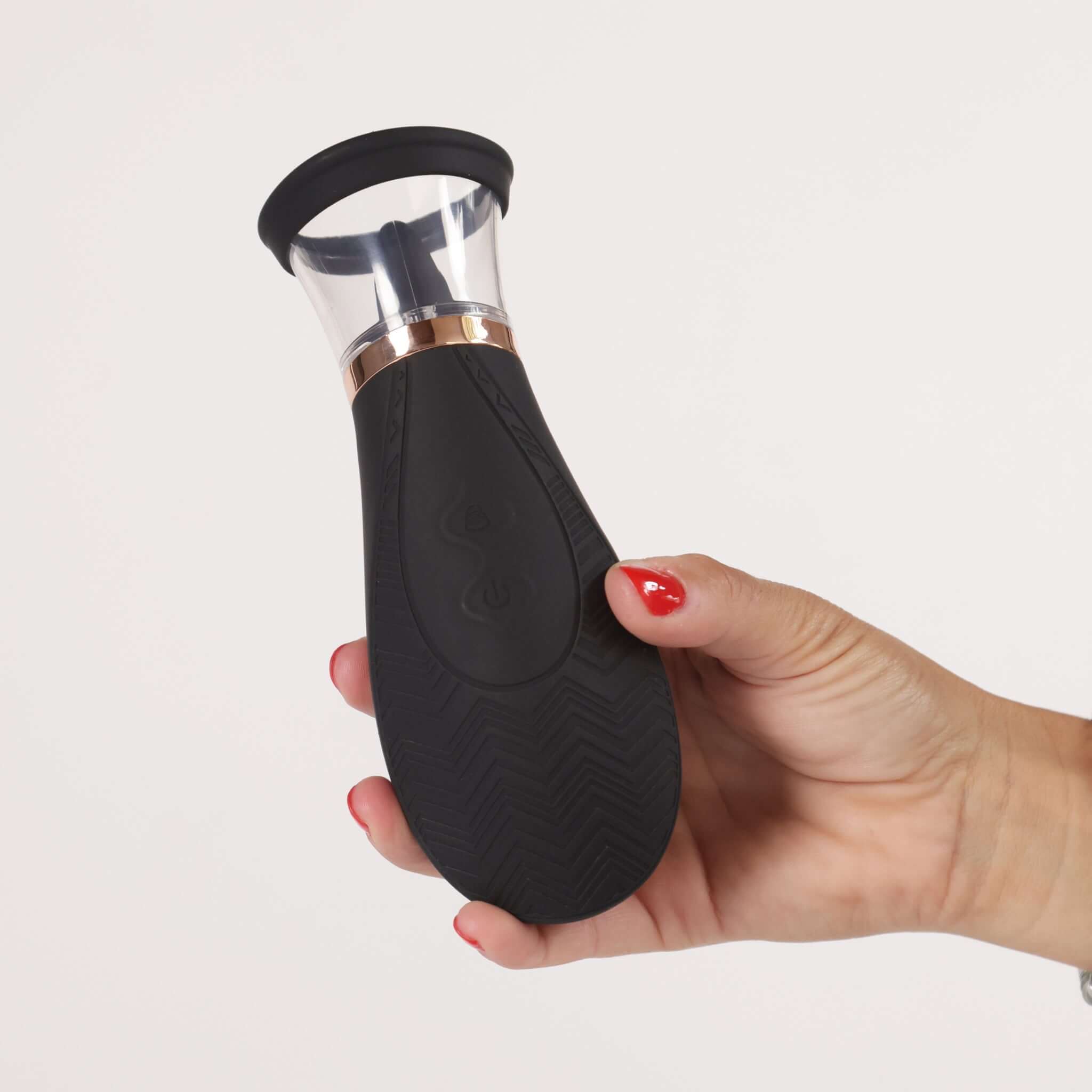 SensaPulse Black Suction Vibrator - VELĀRE