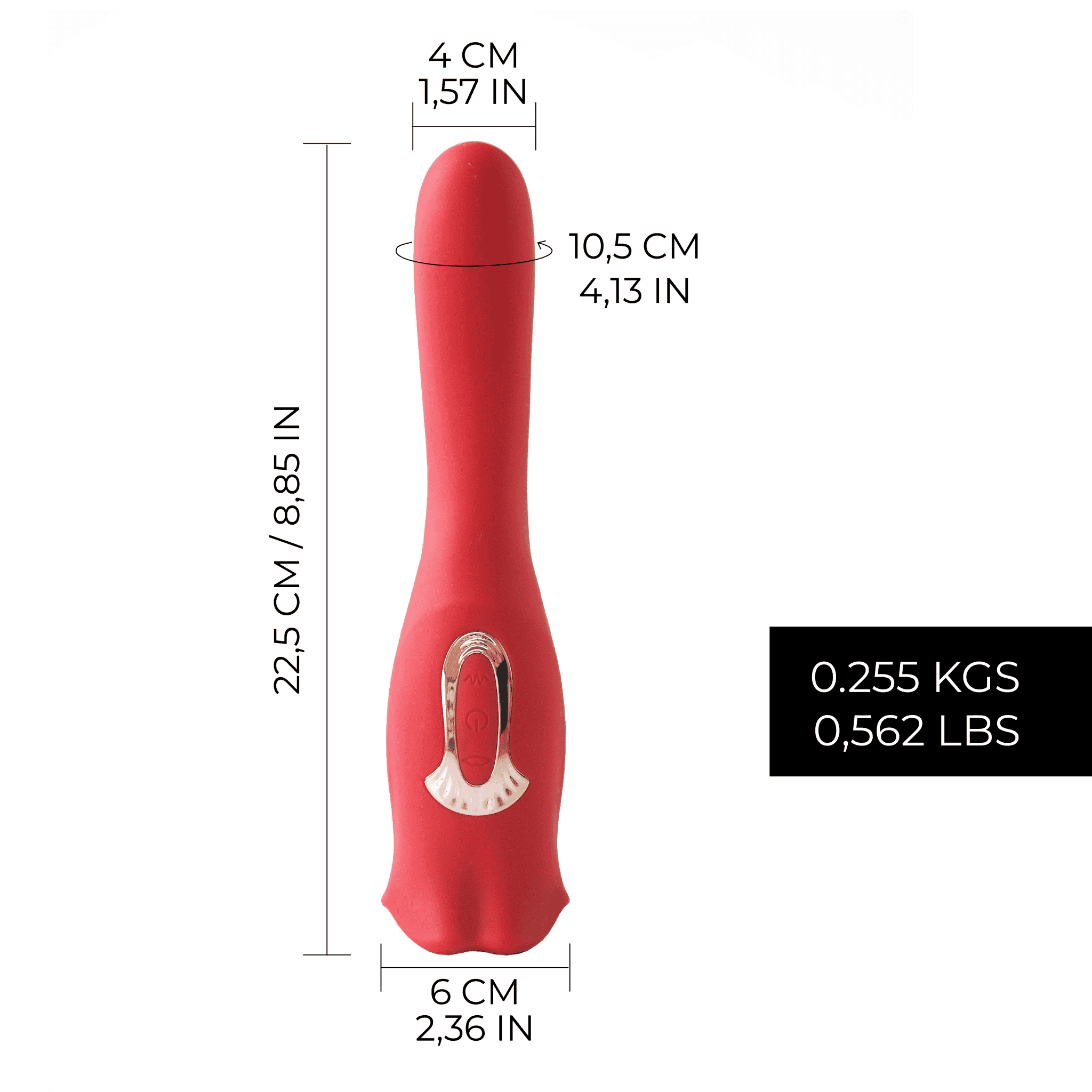Sensify Red Vibrator - VELĀRE