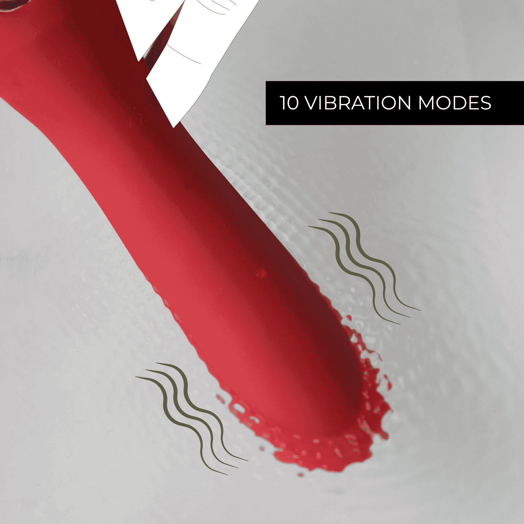 Sensify Red Vibrator - VELĀRE