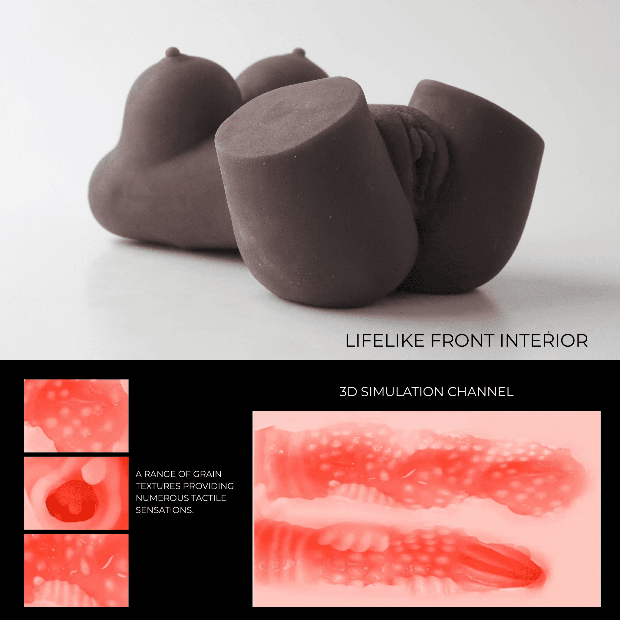 Tyra Chocolate Torso Sex Doll – 2.6kg - VELĀRE