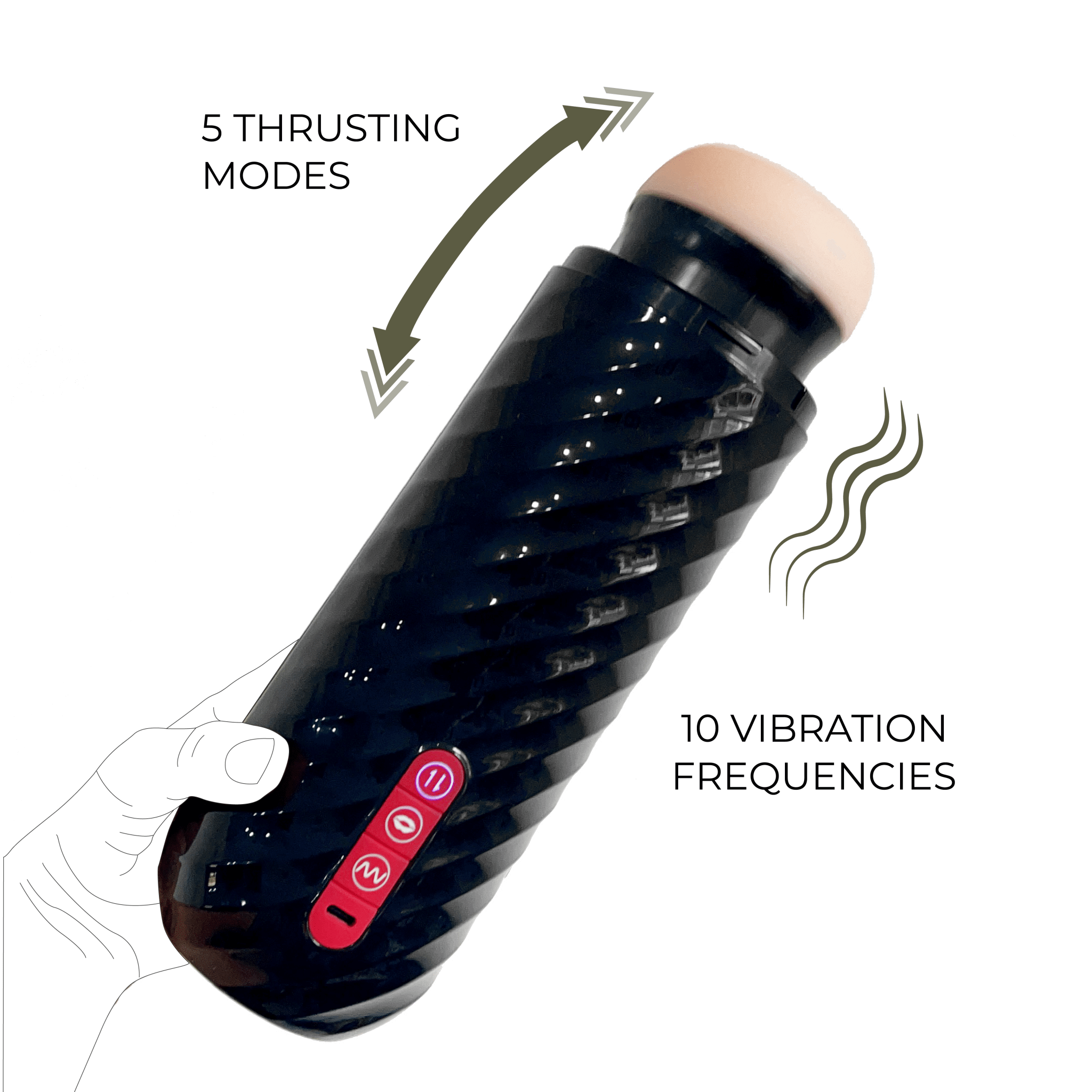 VibraCore Male Masturbator - VELĀRE