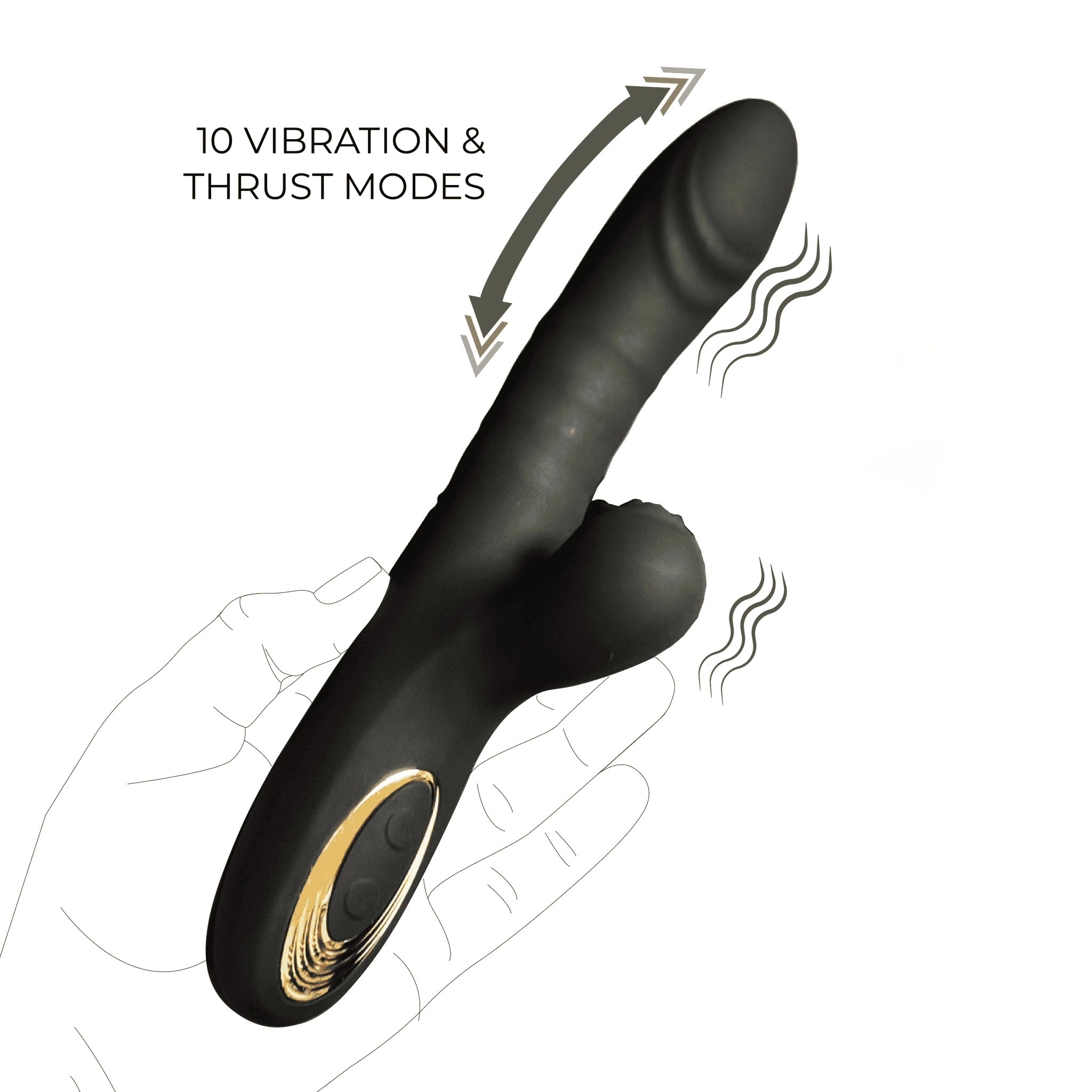 vibrator with 10 modes